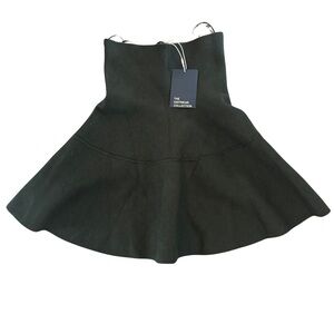 Zara knit collection dark green skirt